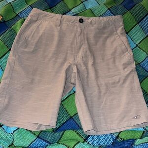 NWOT Men’s O’Neill Hybrid shorts light khaki surf day night shorts size 31